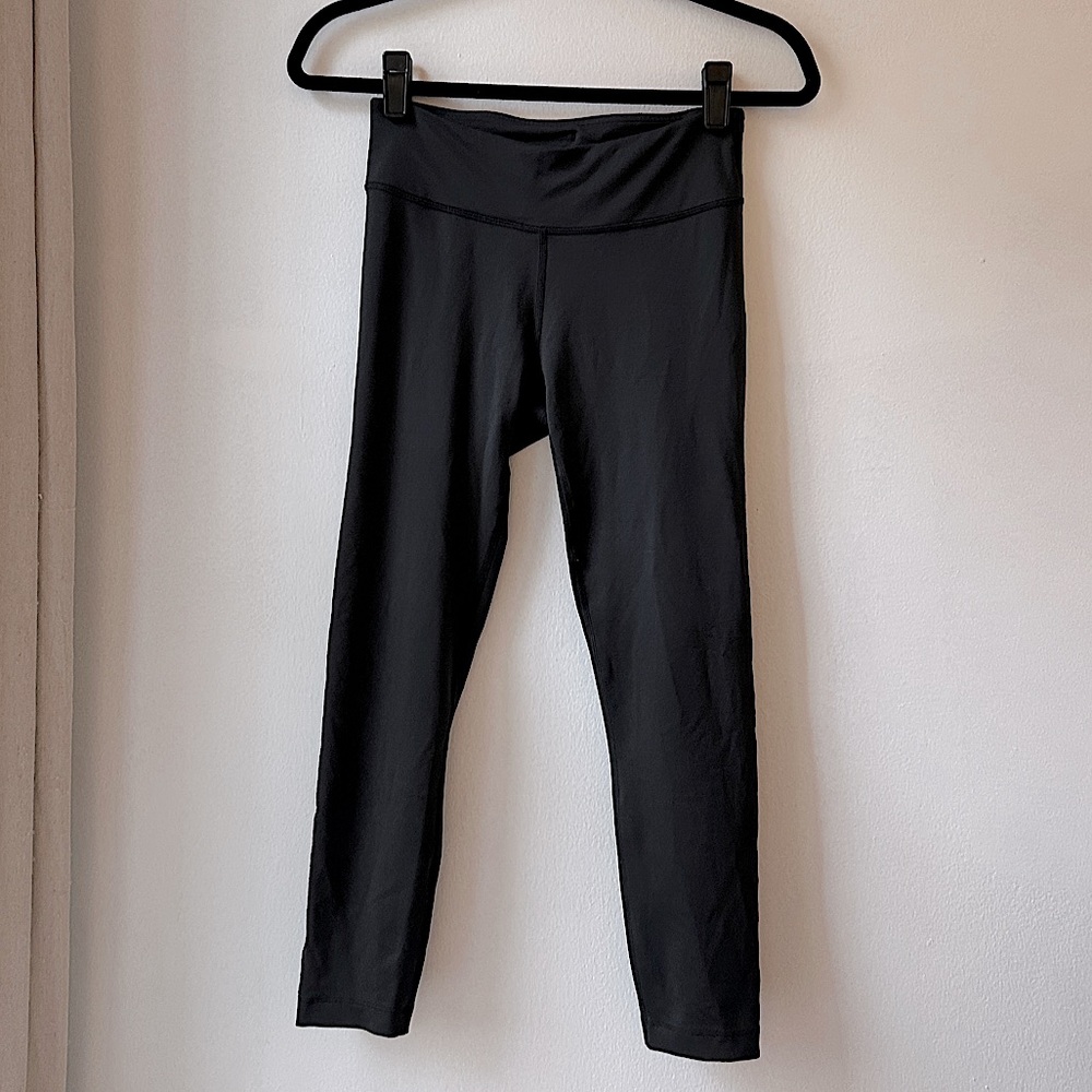 Outdoor Voices Black Leggings with Drawcord
